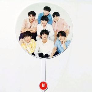 Abanicos de Mano Transparentes de Plástico con Diseño Personalizado, Abanico Coreano con Logotipo - Product Image 1