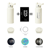 Bouteille d'eau en caoutchouc avec double bouchon, finition mate, pour activités sportives et fitness en extérieur, commande en gros, logo personnalisé, vente en gros OEM