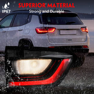 Feu arrière intérieur à LED pour Jeep Compass 2022-2024, ensemble de feux arrière gauche et droit 68461575AA 68461574AA - Product Image 4