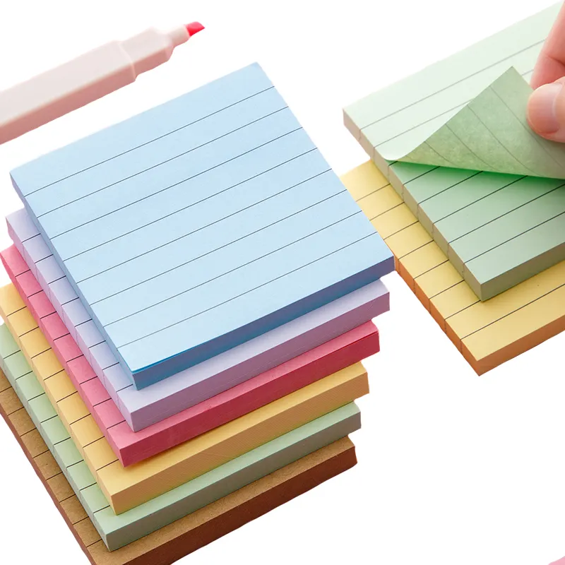 Custom Sticky Notes Memo Pad Multicolor New Design Shapes Cute Sticky Note For Student Bookmark School Diary Writing Notes