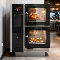 Four combiné électrique en acier inoxydable TRUELEN TLBW-E-T31*2 pour restaurant, équipement de cuisine commerciale avec garantie d'un an