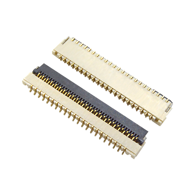 4-60 Pin SMT ZIF Dip Type Top Bottom FPC (Flat Flex) Connector 0.3/0.5/0.8/1.0/1.25mm Pitch Phosphor Bronze Contacts Holy Brand