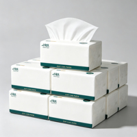 Papier toilette extra épais 4 plis, mouchoirs en papier facial, serviettes en papier en pâte de bois, serviettes en papier, mouchoirs en papier en gros, mouchoirs faciaux AFH pour usage commercial