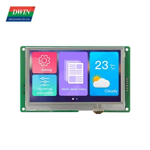 DWIN-pantalla LCD inteligente de 4,3 pulgadas, DMG48270C043-04WT de comunicación Serial UART que funciona con Arduino/STM/ESP