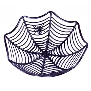 2023 New Party Supplies Halloween Party Supplies Halloween Decorations Spider Net Candy Bowl Halloween Candy Bowl