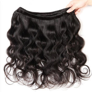 Fasci di tessuto per capelli americani brasiliani vergini vergini indiani crudi del venditore di capelli umani a basso costo allineati con cuticole naturali a 70 g/pz - Product Image 2