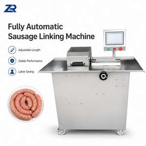 Machine industrielle automatique pour le torsion, la coupe et le nouage de saucisses, avec fonction de liage pour <span class=keywords><strong>chorizo</strong></span> - Product Image 2