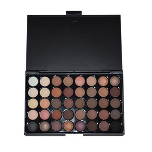 Palette de fards à paupières minéraux 40 couleurs, imperméable, pailleté, mat, poudre scintillante, maquillage pour les yeux pour femmes - Product Image 2