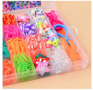 Tissage à élastiques 36 grilles, élastiques arc-en-ciel, bricolage, jouet éducatif pour enfants, <span class=keywords><strong>bracelet</strong></span> tressé - Product Image 6