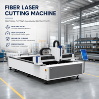Machine de découpe laser à fibre économique à plateforme unique pour tôles métalliques fines et de moyenne épaisseur