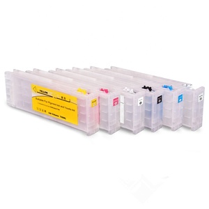 White Refill Ink Cartridge ( 600ML/PC ) Supercolor T7251-T7254 T725A for EPSON Surecolor Sure Color SCF2000 SC F2000 F2100 Empty