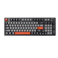 KA981 New Wired Plug Play USB Hot Swap Blue Switch Custom Keycap Gaming Mechanical Keyboard PC Laptop Tablet RGB Backlit 10