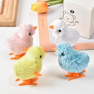 Umwelt freundliches Uhrwerk Plüsch Küken Sound Spielzeug Kunststoff Haustier Spielzeug für Katzen fördert Bewegung und lindert Langeweile - Product Image 3