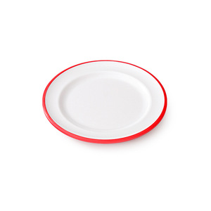 Assiettes en mélamine bicolores, assiettes rondes en plastique, durables, compatibles micro-ondes, pour hôtel, restaurant, fête - Product Image 5