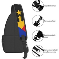 Sac à bandoulière avec drapeau des Philippines, sac à dos patriotique de grande capacité, sac à dos de voyage et de randonnée, sac à bandoulière pour hommes et femmes, personnalisé