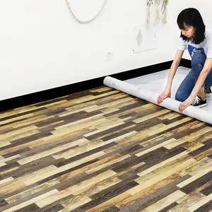 Nhanh chóng vận chuyển giá rẻ giá thấp bảo trì cách âm Thảm gạch PVC Lino PISO thảm sàn CuộN