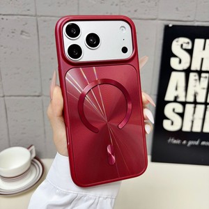 เคสโทรศัพท์แบบด้านลายเลเซอร์ CD สำหรับ iPhone 18 17 16 15 14 13 12 Pro Max  ขอบแข็งเคลือบผิว  ฝาหลังแม่เหล็ก - Product Image 4