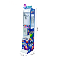 Mini jouet commercial attraper Machine bébé ours griffe de grue à jetons pour magasin de cadeaux avec lecteur de cartes-Machine de poupée