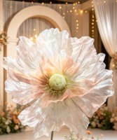 Bunga Poppy Buatan Sutra Satu Tangkai untuk Pernikahan, Hari Valentine, Dekorasi Jendela, Dekorasi Interior, Grosir