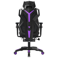 Chaise de bureau ergonomique moderne en maille pour gamer avec repose-pieds inclinable extensible en nylon HBADA E3 Pro