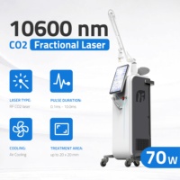 Machine à laser CO2 fractionné de 70 W à haute puissance, certifiée CE médicale, approuvée 510k, 10600 nm, pour le traitement de l'acné et l'élimination des rides