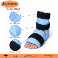 Compresses froides réutilisables en gel pour le soulagement des douleurs aux pieds, la tendinite d'Achille, les blessures aux chevilles et aux talons - Enveloppement de glace pour la cheville, contrôle de l'enflure