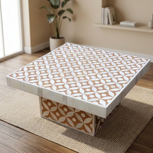 Nouveau style, support à gâteau carré fait main, écologique, taille personnalisée, incrustation d'os, BS INTERNATIONAL, exportateur en gros d'Uttar Pradesh - Product Image 1