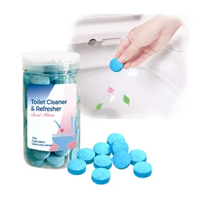 Natural Ingredient Automatic Alternative to Bleach Tablets in Toilet Eco Friendly Toilet Bowl Cleaner Tablets supplier