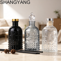 Diffuseur d'ambiance en verre personnalisé, flacon d'arôme 200 ml, parfum d'intérieur pour diffuseur avec emballage en boîte