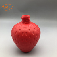 8Oz 250Ml Plastic Pe Fruit Container Aardbei Vorm Lotion Fles Met 24/410 Hals Afwerking