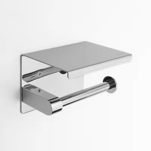 Distributeur <span class=keywords><strong>mural</strong></span> auto-adhésif moderne en acier inoxydable 304 doré pour papier toilette, serviettes en papier et rouleaux de toilette pour salle de bain - Product Image 6