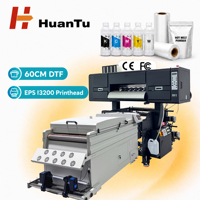 طابعة شرائط صديقة للبيئة 600 مم بنظام لفة إلى لفة، رأس طباعة EPS I3200، ورق نقل حراري، سرعة لف 45 متر مربع/ساعة