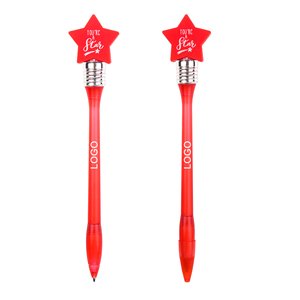 Stylo bille LED multicolore en plastique, promotion populaire, avec logo personnalisé pour les cadeaux de Noël, d'Halloween et pour les enfants - Product Image 6