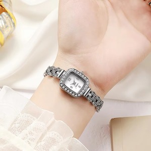 Reloj de Pulsera de Aleación Cuadrado de Moda para Mujer, con Esfera de Nácar, Pantalla de Agujas, Reloj de Cuarzo - Product Image 1