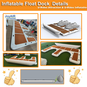 Máy bay phản lực trượt tuyết nổi Dock nước nổi nền tảng sols tice Inflatable Dock thuận tiện tùy chỉnh Float Dock với EVA bề mặt - Product Image 4