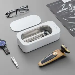 Máquina de limpieza ultrasónica para el hogar, gafas portátiles, máquina de limpieza de joyas, cepillo de maquillaje, Mini limpiador eléctrico pequeño