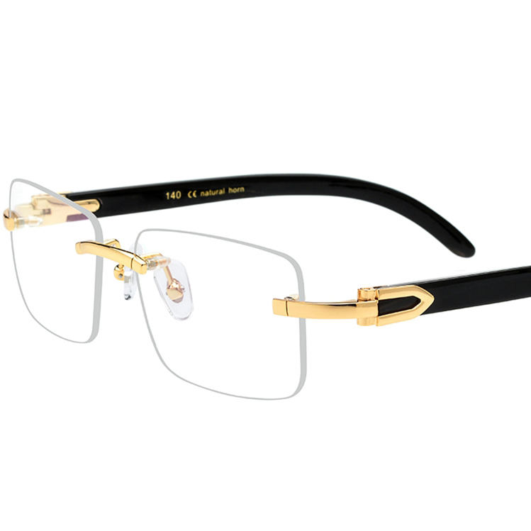 2023 Fashion Bulk Wholesale Reading Glasses For Men Women Best Quality Popular Rimless Stylish Unisex Small Square Frame Safety