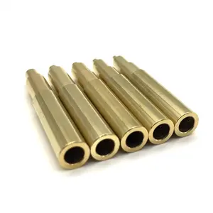 OEM CNC turning small brass parts lathe machined pipe brass tube