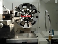 Torno de Cama Plana SuperTech de Alta Precisión AWR23 para Reparación de Llantas de Aleación con Corte de Diamante, para Rines Automotrices, con Sistema Fanuc para Reacondicionamiento