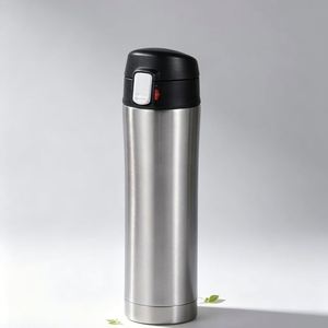 Taza de Viaje Ecológica Japonesa Aislada de Acero Inoxidable 304 de 450 ml con Tapa Abatible, para Regalos Corporativos y Empresariales al por Mayor - Product Image 3