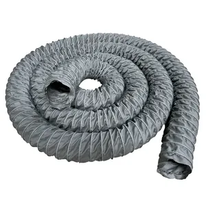 Litong new product fiberglass fire retardant tarpaulin Mine Ventilation Duct Portable Flexible Vent Duct hose