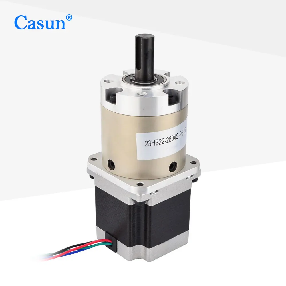 Casun STEPPERONLINE 15:1プラネタリギアボックスNema23ステッピングモーター2.8A forDIY CNC Mill Lathe Router 23HS22-2804S-PG15