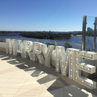 Lettres lumineuses LED de 4 pieds pour mariage, enseigne « Marry Me », lettres lumineuses de 3 pieds, numéros lumineux