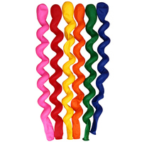 Bande torsadée épaisse en spirale pour jouets d'enfants, ballon à vis pour décoration de scène KTV, vente en gros