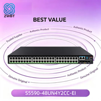 Commutateur Ethernet H3C S5590-48UN4Y2CC-EI 54 ports 10/100/1000 Mbps POE SNMP QoS VLAN en stock