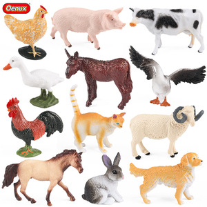 Modelli di animali da allevamento per bambini yxs: Cavalli, galli, galline, anatre, oche, asini, scrofe, pecore, mucche, gatti, cani - Product Image 5
