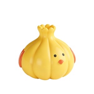 Jouet interactif sonore pour animaux de compagnie en forme d'ail, jouet de dentition pour chiens et chats, étanche, à commande manuelle - Product Image 1