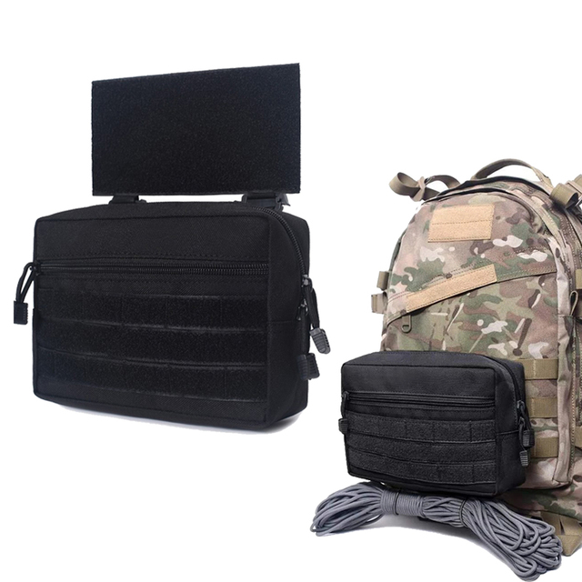 Tactical Admin Pouch Detachable Design Molle Vest Pouch Utility EDC Gadget Bag JPC CPC AVS Vest Sub Abdominal Dump Drop Pouch