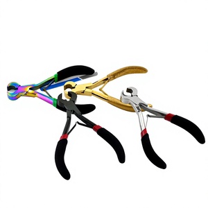 Outils d'extension de cheveux de bonne qualité Pince coupante à la kératine avec bord large pour couper toutes les liaisons à la fois Pinces à métaux tranchantes - Product Image 1