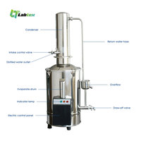 Distillateur d'eau LABTEX, machine de distillation industrielle, équipement d'eau distillée pour laboratoire